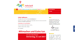 Desktop Screenshot of benefizlauf-halle.de